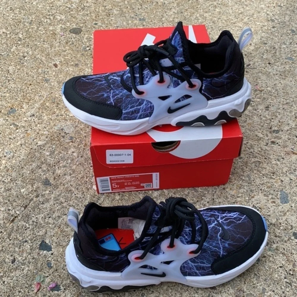 Nike React Presto ⚡️ Black : White : Lightning 5Y